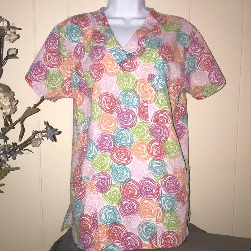 Casandra O scrub top